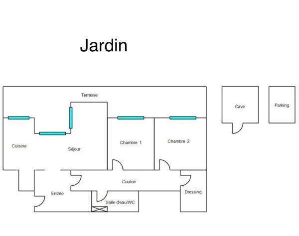 Appartement refait à neuf Place d'Alleray - 3 pièces - terrasse privative 23m2 - jardin privatif