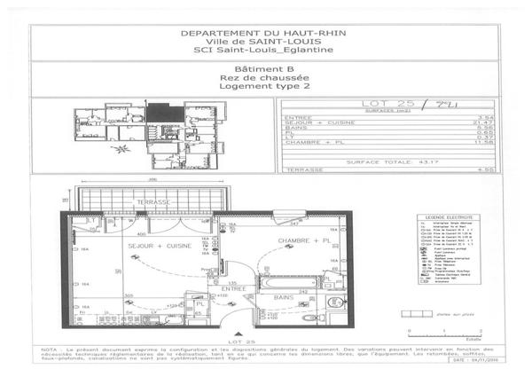Investissement clé en main : f2 loué à saint-louis