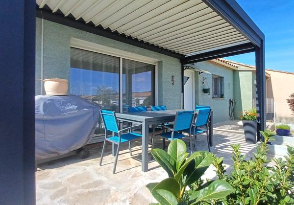 Peyriac-Minervois (11160) Villa de PLAIN-PIED 125 m2 3 chambres.