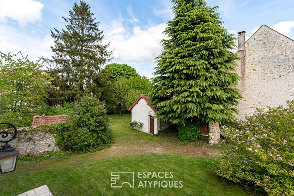Belle longère avec vue sur l’église à Plaisir
