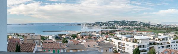 Appartement à vendre 4 pièces MARSEILLE 8EME ARRONDISSEMENT (13) vue mer, terrasse, cave, stationnement libres