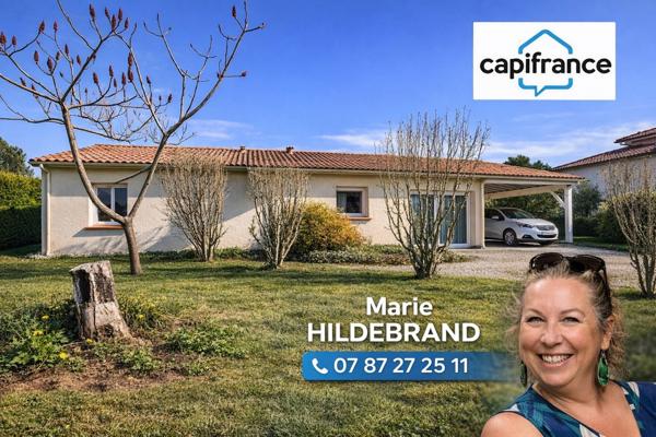 Maison plain-pied 130 m² – 4 ch + bureau – Véranda chauffée & piscine et jardin 1000m²