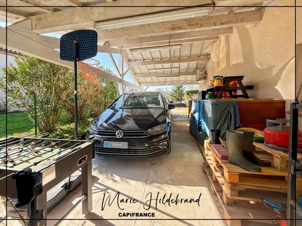 Maison plain-pied 130 m² – 4 ch + bureau – Véranda chauffée & piscine et jardin 1000m²