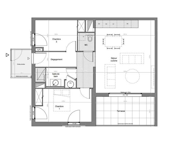 Appartement à vendre 3 pièces 70 m² Uzès
