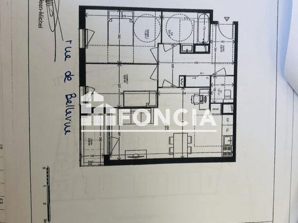 Location Appartement 3 pièces 61.2 m² - 24/30 AVENUE FRANCOIS MITTERAND Athis- Mons 91200