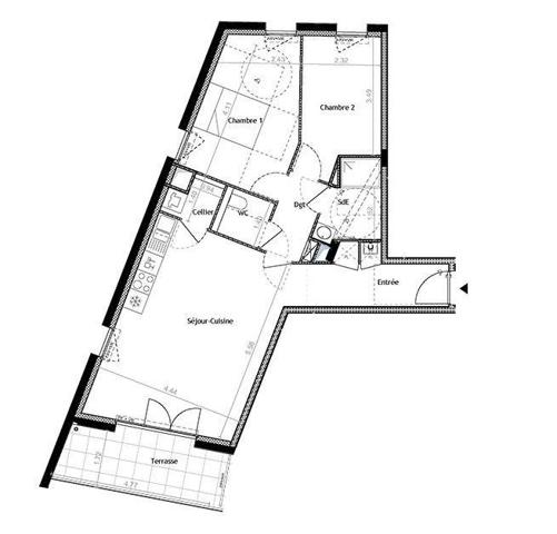 Appartement à vendre 3 pièces 66 m² Pontchâteau