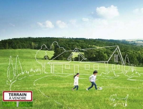 RARE GRAND TERRAIN CONSTRUCITLBE LIBRE DE CONSTRUCTEUR VUE DEGAGEE SUR LA NATURE ENVIRONNANTE