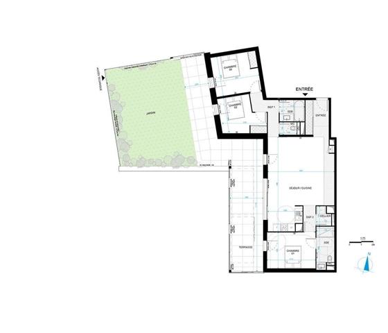 Vente Appartement de luxe Saint-Clément-de-Rivière 4 Pièces 99 m²