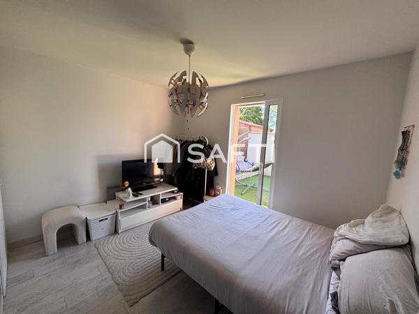 Maison de plain-pied, trois chambres.