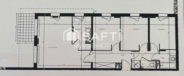 Appartement T4 avec jardin de 140 m² – Résidence de standing – Vieux Mons, Mons-en-Barœul