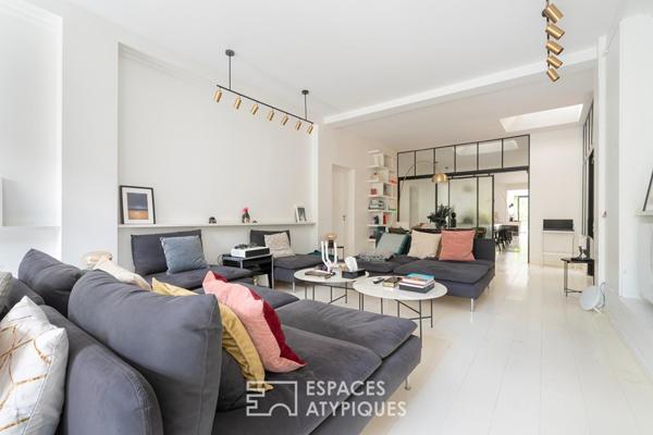 Maison-loft avec piscine intérieure et jardin