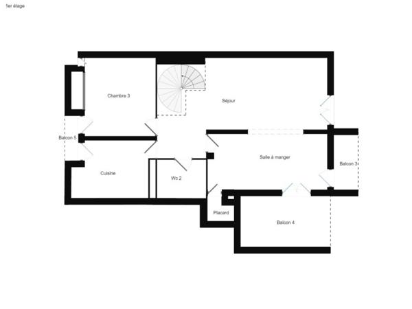 Duplex 115.5 m² à Angers 49100