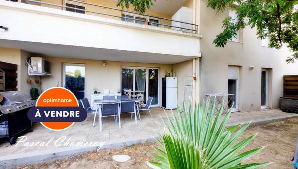 ISTRES | T3 en REZ-DE-JARDIN avec EXTERIEUR DE 76 m² et 2 STATIONNEMENTS