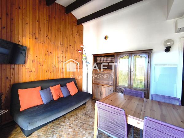 Secteur La Roquille, appartement T3 climatisé et meublé.