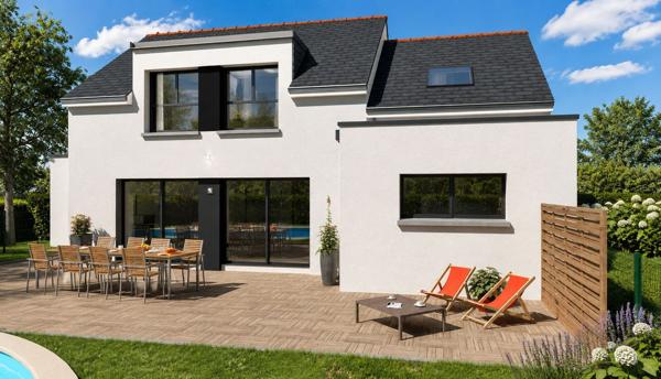 Terrain + Maison à vendre 5 pièces - 120 m²