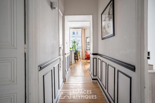 Charme et délicatesse pour cet appartement de ville au cœur de la cité nantaise