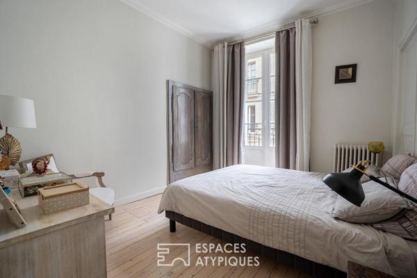 Charme et délicatesse pour cet appartement de ville au cœur de la cité nantaise