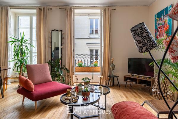 Charme et délicatesse pour cet appartement de ville au cœur de la cité nantaise