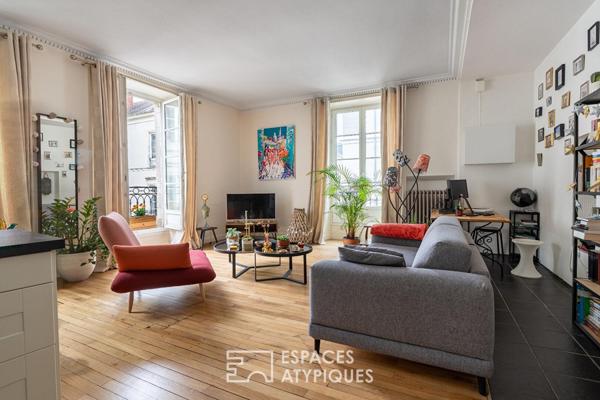 Charme et délicatesse pour cet appartement de ville au cœur de la cité nantaise