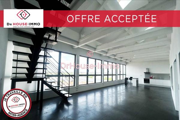 Loft / Atelier à vendre 3 pièces de 110 m²