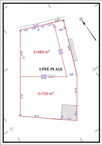TERRAIN À BÀTIR DE 710 m² - ROYAN PROCHE COMMODITES AU PRIX DE 272 000 € FAI