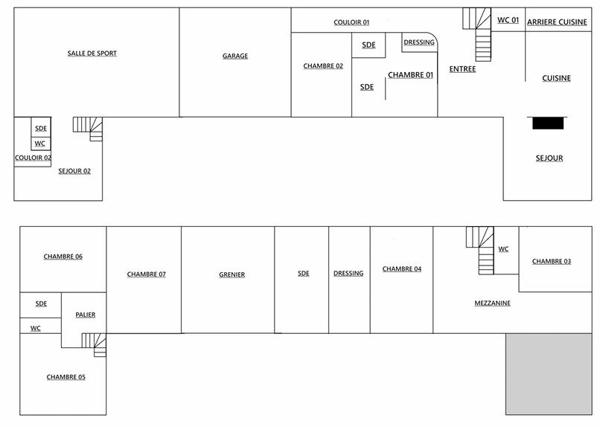 GONNEVILLE SUR HONFLEUR - VILLA 12 PIECES DE 460 M² habitables