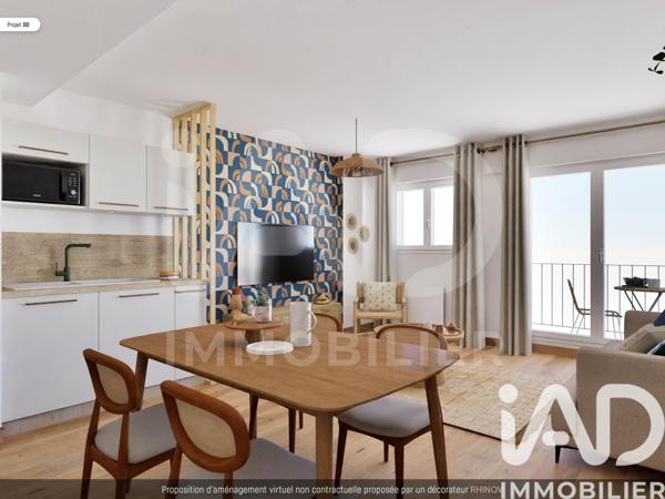 Appartement à vendre 3 pièces 61 m² Paris 15