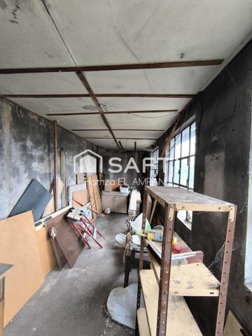 Maison individuelle avec jardin, garage, atelier...
