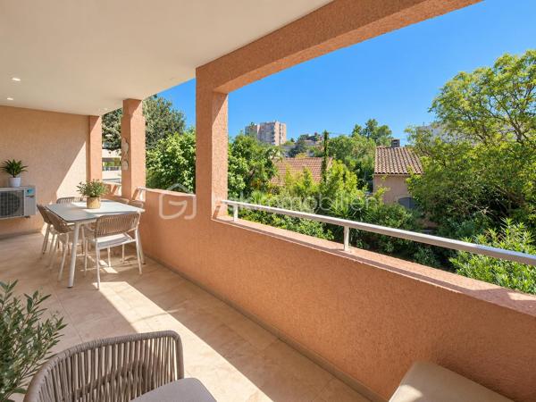 Sur le secteur de La Garde, à proximité de tous les commerces et commodités, venez découvrir ce bel appartement T2 de 36 m², entièrement rénové climatisé.

Situé au 1er étage avec ascenseur, au calme et bénéficiant d’une vue dégagée sur le château de La Garde, il profite d’une belle exposition Sud / Sud-Est.

Il se compose d’une entrée, d’une cuisine ouverte sur un agréable salon-séjour donnant accès à une terrasse de 13 m², d’une chambre, d’une salle d’eau avec douche à l’italienne et d’une grande buanderie comprenant de nombreux rangements .

Appartement particulièrement fonctionnel.

Les atouts :

Entièrement rénové
Terrasse de 13 m²
Belle exposition Sud / Sud-Est
Vue dégagée et environnement calme
Ascenseur
Grande buanderie
Nombreux rangements
Stationnement aisé dans la copropriété
Commerces et commodités à proximité

Un appartement agréable et fonctionnel, idéal pour une résidence principale ou un investissement locatif.