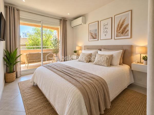 Sur le secteur de La Garde, à proximité de tous les commerces et commodités, venez découvrir ce bel appartement T2 de 36 m², entièrement rénové climatisé.

Situé au 1er étage avec ascenseur, au calme et bénéficiant d’une vue dégagée sur le château de La Garde, il profite d’une belle exposition Sud / Sud-Est.

Il se compose d’une entrée, d’une cuisine ouverte sur un agréable salon-séjour donnant accès à une terrasse de 13 m², d’une chambre, d’une salle d’eau avec douche à l’italienne et d’une grande buanderie comprenant de nombreux rangements .

Appartement particulièrement fonctionnel.

Les atouts :

Entièrement rénové
Terrasse de 13 m²
Belle exposition Sud / Sud-Est
Vue dégagée et environnement calme
Ascenseur
Grande buanderie
Nombreux rangements
Stationnement aisé dans la copropriété
Commerces et commodités à proximité

Un appartement agréable et fonctionnel, idéal pour une résidence principale ou un investissement locatif.