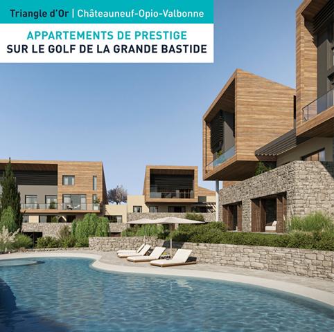 Achat appartement près de Châteauneuf-Grasse - 3 pièce(s) - 63 m² - 440 000 €