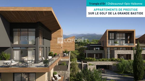 Achat appartement près de Châteauneuf-Grasse - 3 pièce(s) - 63 m² - 440 000 €
