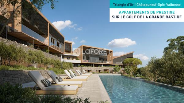 Achat appartement près de Châteauneuf-Grasse - 3 pièce(s) - 63 m² - 440 000 €