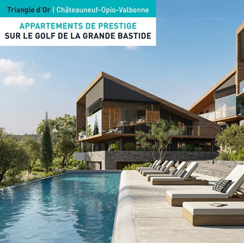 Achat appartement près de Châteauneuf-Grasse - 3 pièce(s) - 63 m² - 440 000 €