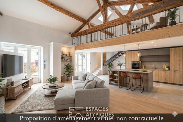 Maison de caractère rénovée avec jardin au sein d’une propriété du XIXe siècle