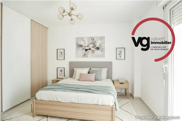 Appartement à vendre, 3 pièces - Décines-Charpieu 69150