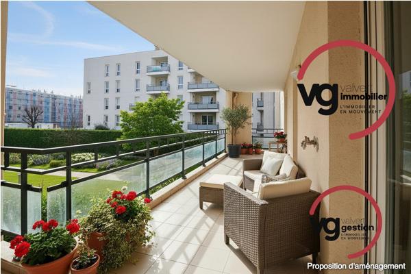 Appartement à vendre, 3 pièces - Décines-Charpieu 69150