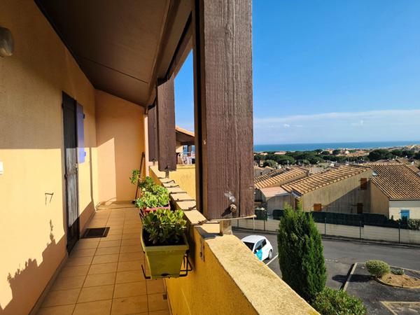 Appartement T3 (2 cabines) à Saint Pierre la Mer avec parking et 2 balcons!