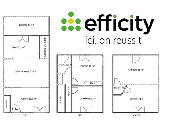 Maison
         6 pièces
        - 94 m² Exclusivité