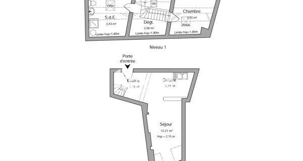 Location Appartement 2 pièces 33.9 m² - Saint-germain-en-laye 78100