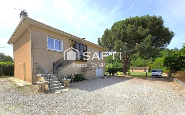 Maison t4 de 96 sur une parcelle de 2807m²