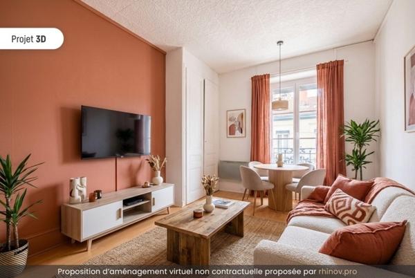 Appartement à vendre |  Villeurbanne |  2 pièces | 35 m²
