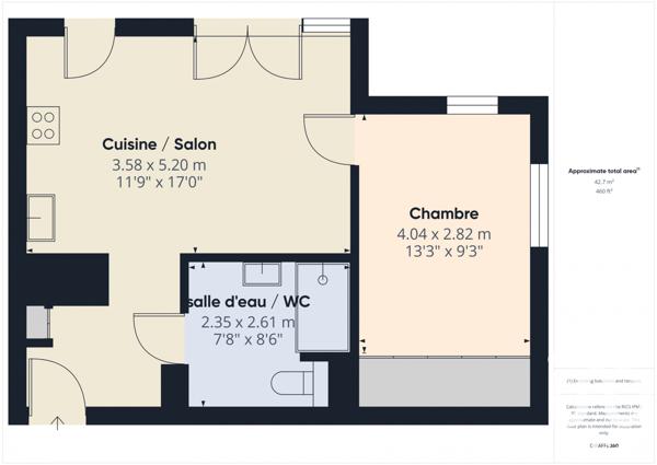 Appartement à vendre 2 pièces 43 m² Corbeil-Essonnes