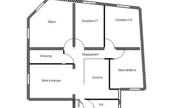 Appartement à vendre    3 pièces • 88,20 m2 Clichy