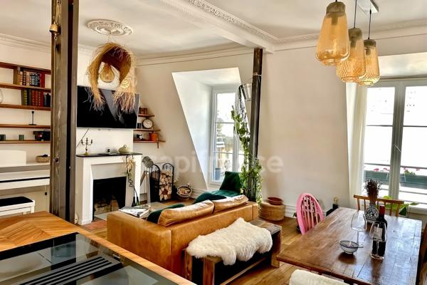 Appartement à louer 3 pièces PARIS 20EME ARRONDISSEMENT (75) en excellent état avec balcon au 6eme étage