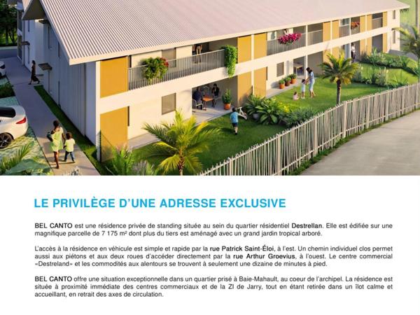 Appartement T4 neuf à Baie-Mahault – 75,72 m² – 328 000 €