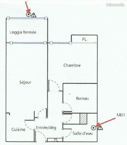 Appartement de 48 m²