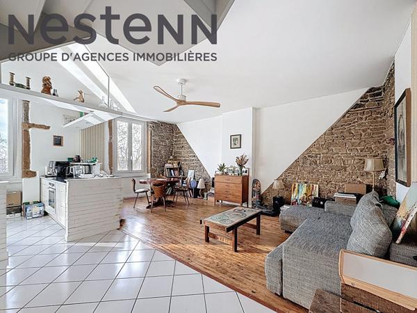 T2 bis - Vue Rhône - Dernier étage - Cachet - Quai de Rhône - Hotel de ville