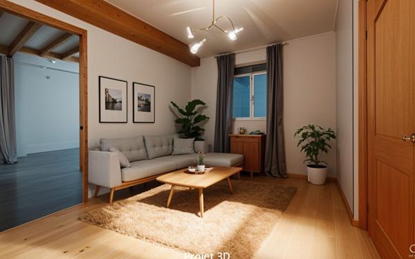 Appartement à vendre    2 pièces • 61,38 m2 Lyon 1