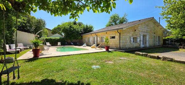 Maison pierre 5 chambres, piscine chauffée